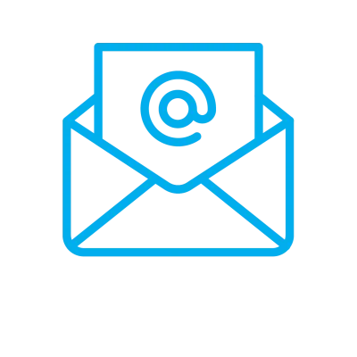 Icono de correo electr&oacute;nico para contacto con UNICEF