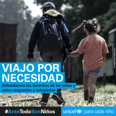 Los derechos de ni&ntilde;as, ni&ntilde;os y adolescentes migrantes viajan con ellos y deben ser respetados.