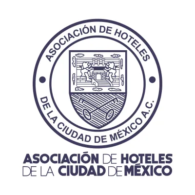 Logo de la Asociaci&oacute;n de Hoteles de la Ciudad de M&eacute;xico, aliado de la campa&ntilde;a Cero Tolerancia y Tarjeta Azul contra la explotaci&oacute;n sexual infantil