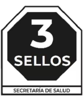 Etiquetado con 3 sellos 