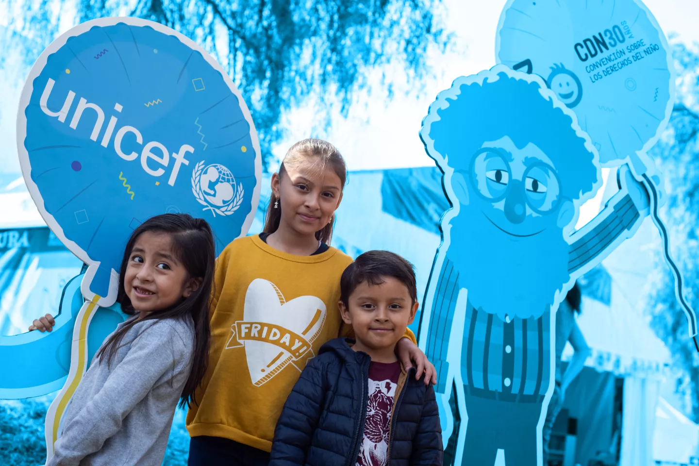 ni&ntilde;os en el Bosque de Chapultepec