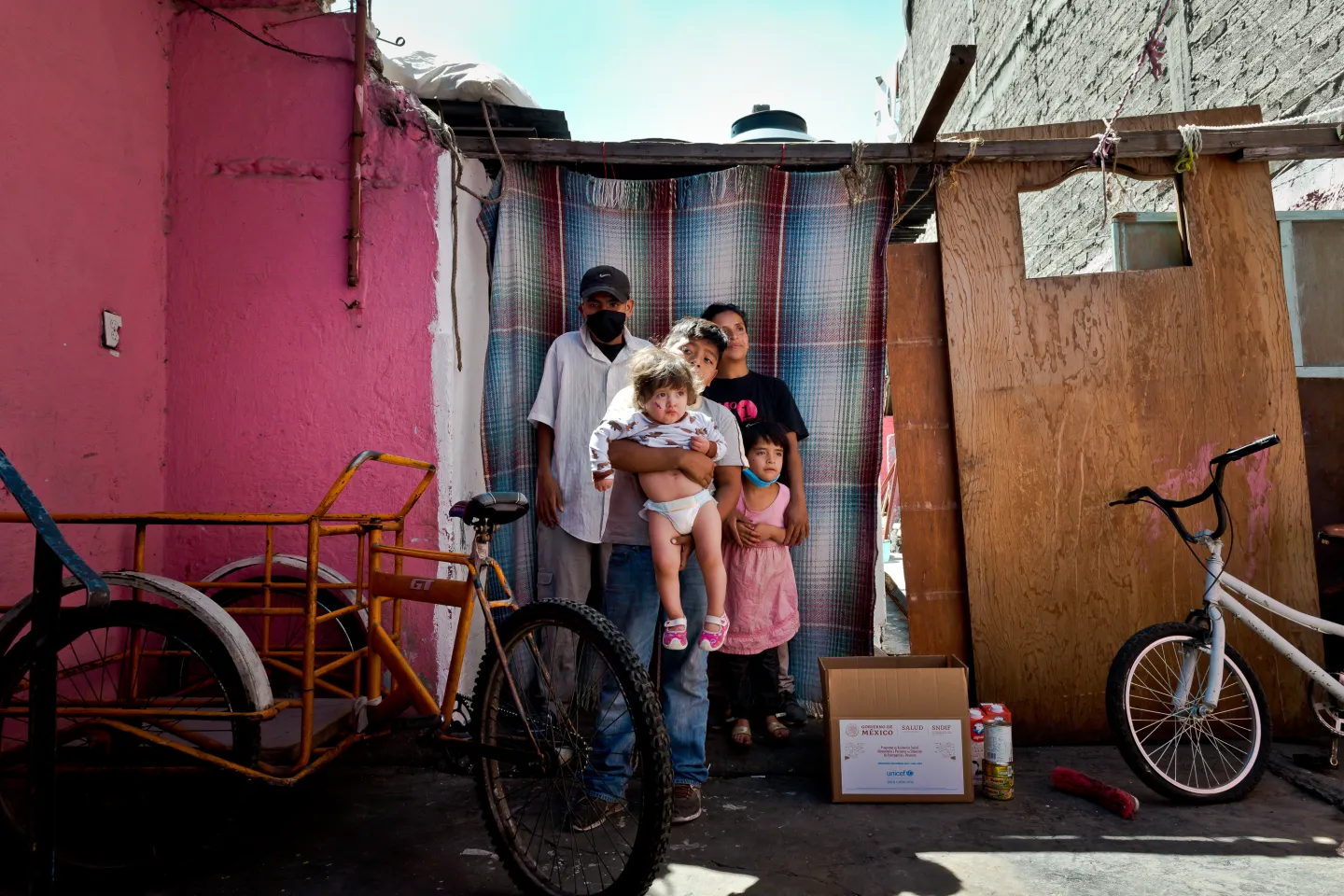 Una familia en tiempos de pandemia en M&eacute;xico