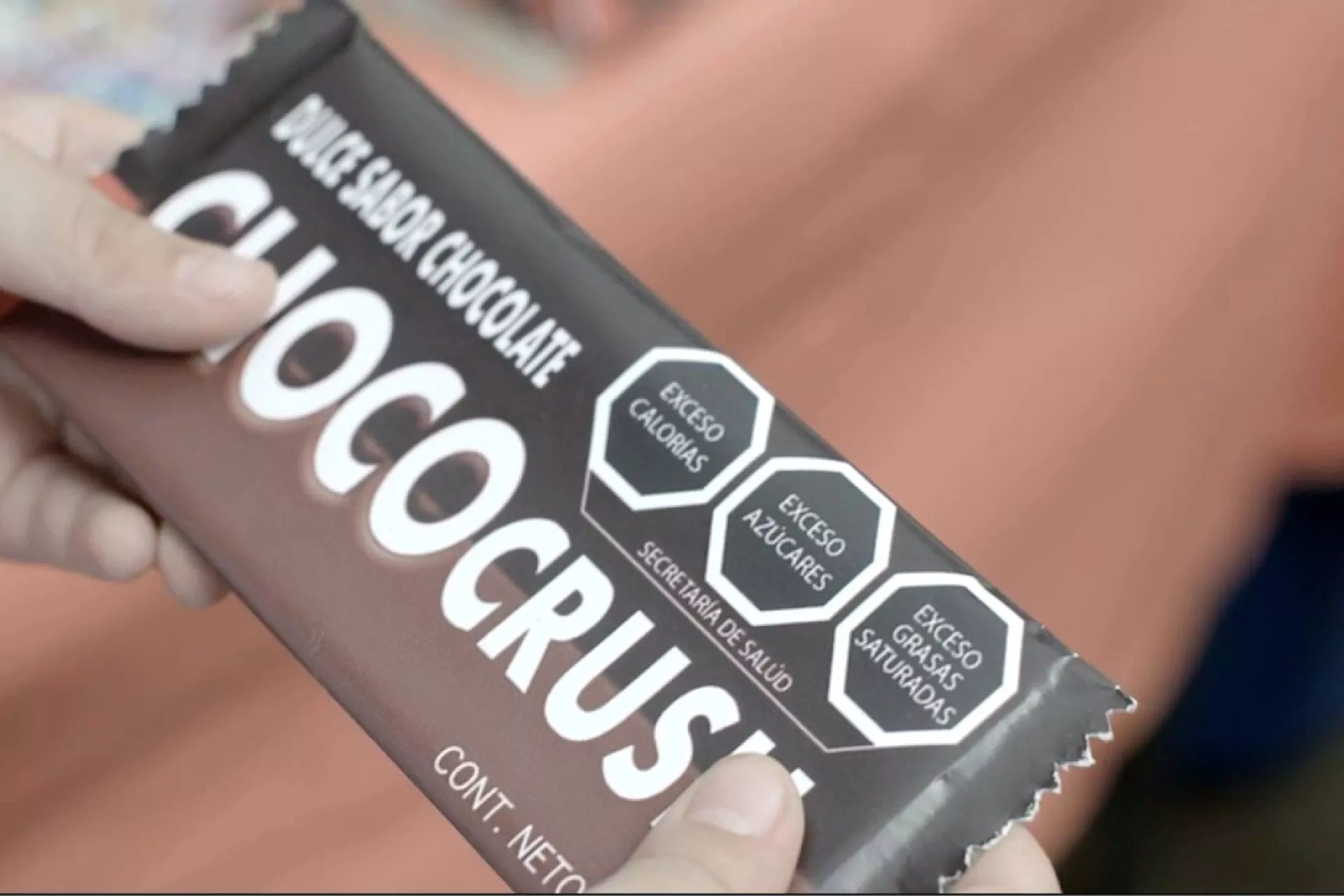 Un producto con el nuevo etiquetado nutrimental