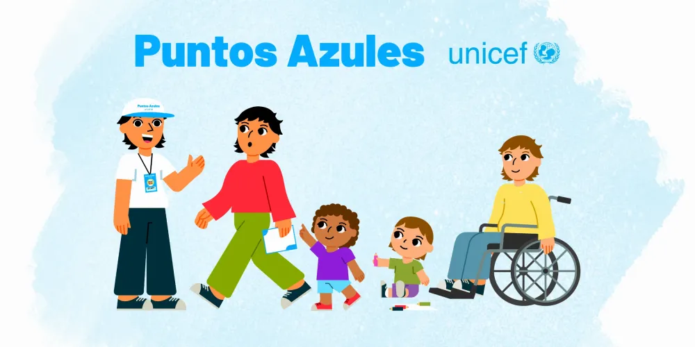 ilustracion de personas en los espacios seguros para ni&ntilde;ez durante eventos deportivos masivos