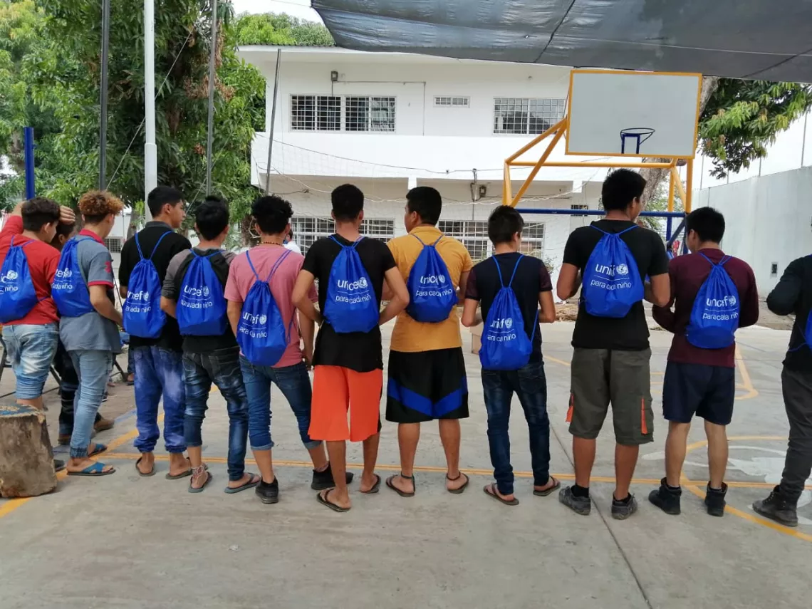 La respuesta de UNICEF en Baja California y Chiapas