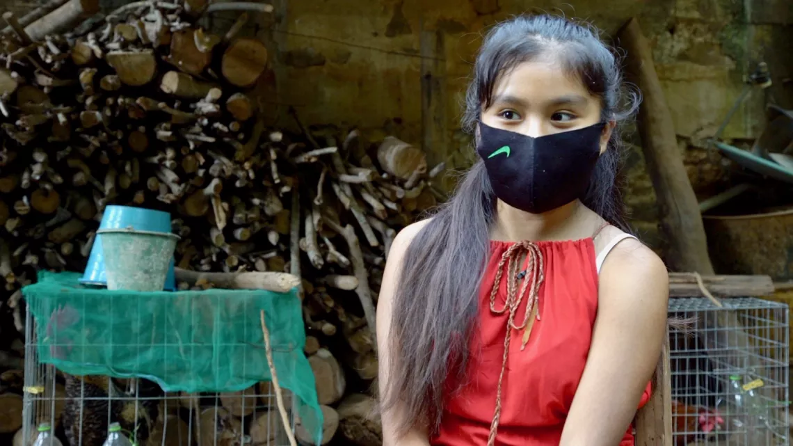 Adolescente en Oaxaca