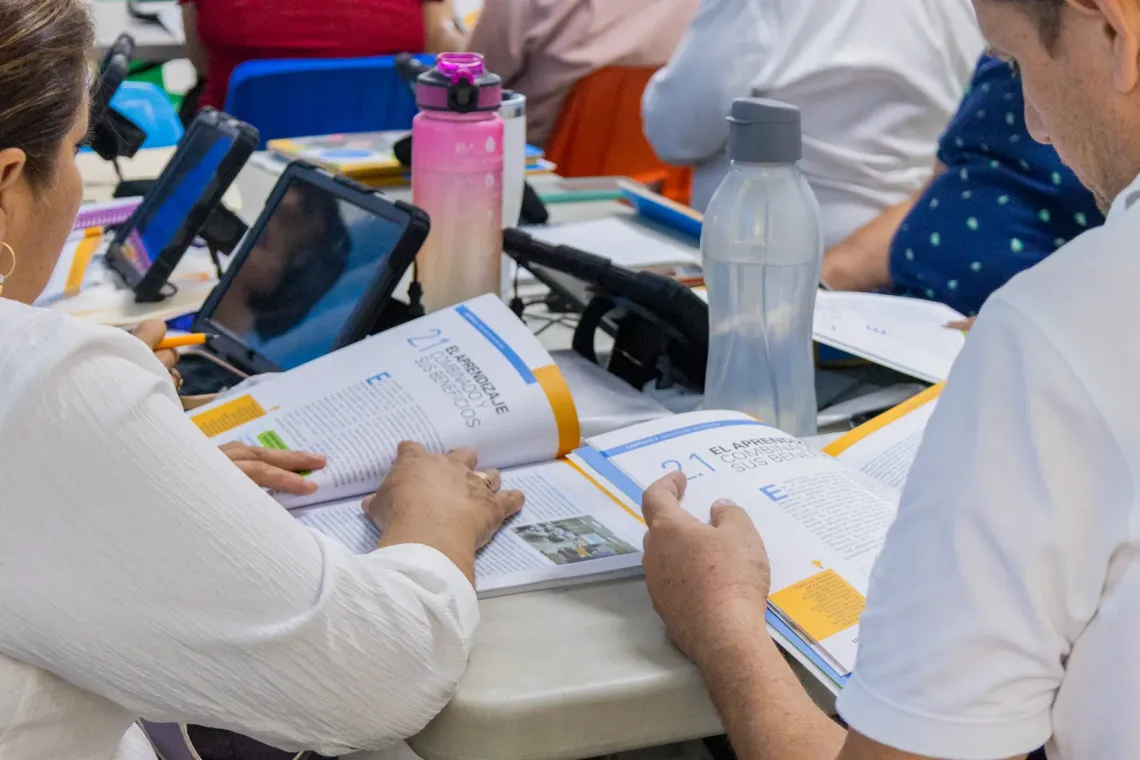 Teachers in training session of Akelius Programme