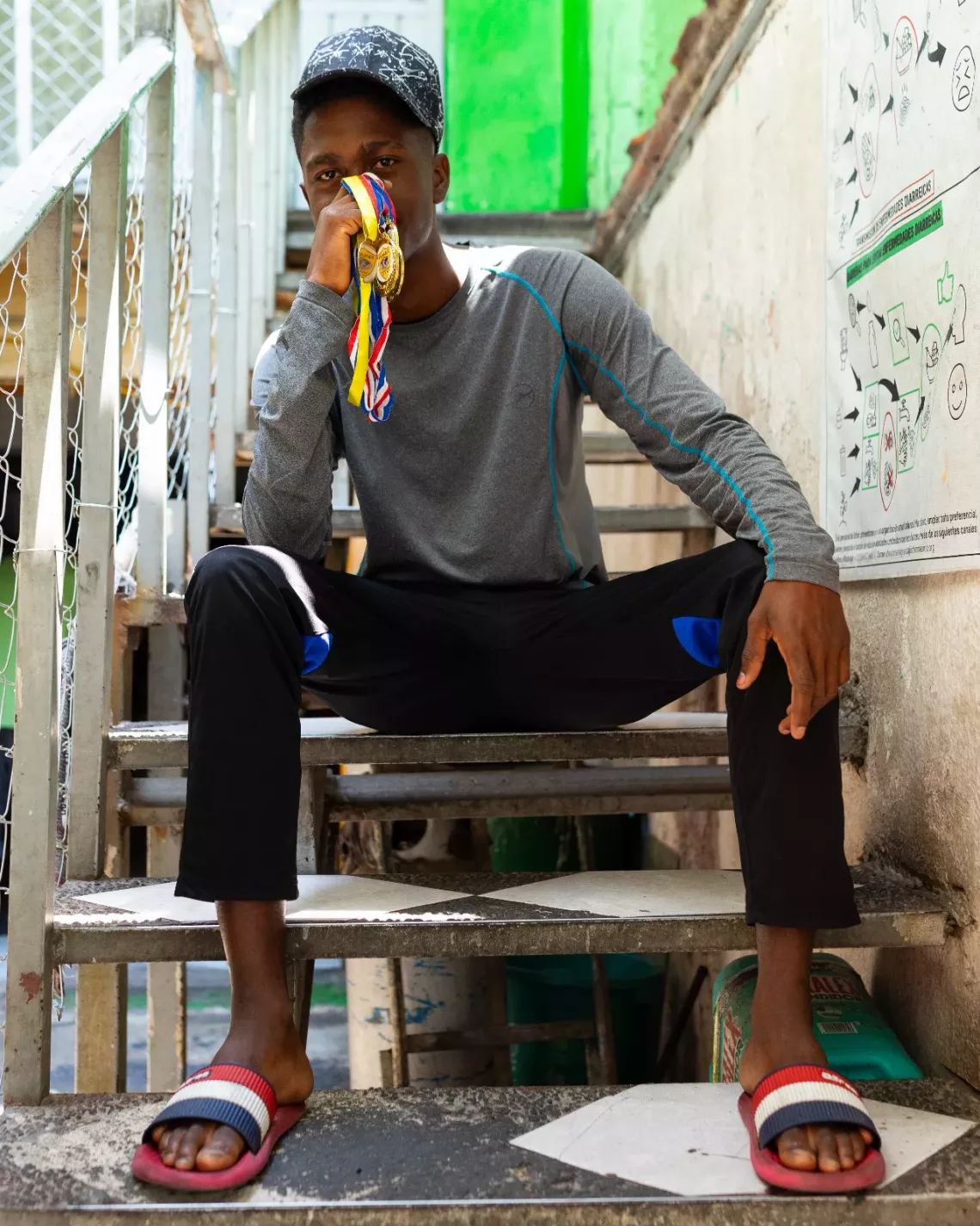 Luis, joven migrante
