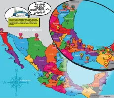 Mapa de viaje