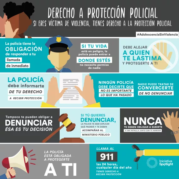Tienes derecho a protecci&oacute;n policial