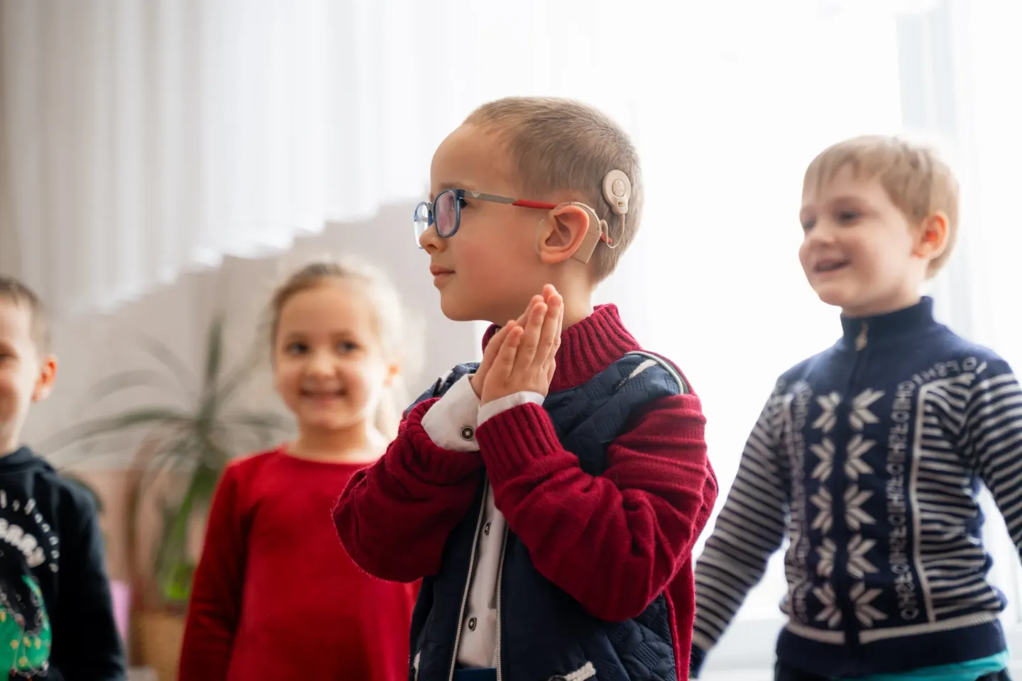 Damian, &icirc;n v&acirc;rstă de 5 ani la grădiniță