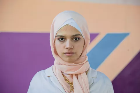 18-year old Rasha has escaped two wars in her lifetime.