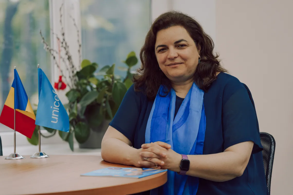 Maha Damaj, UNICEF Country Representative in Moldova