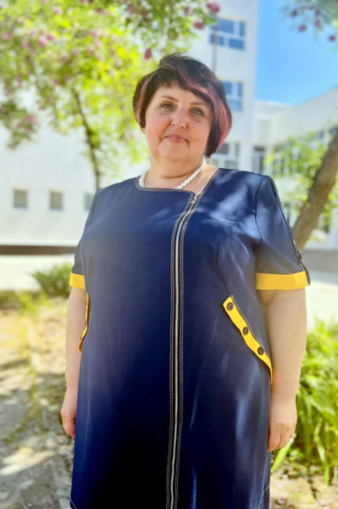 Principal Marina Saltanovscaia says the community is dedicated to supporting children from Ukraine.