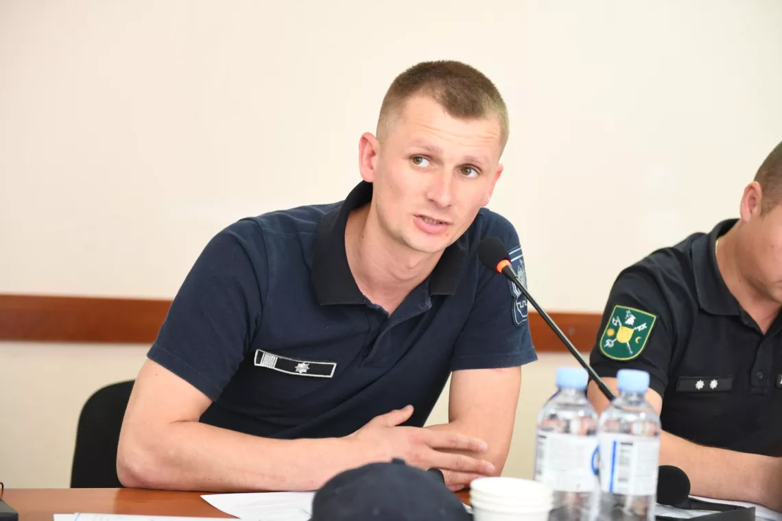 Dorin Covaș, Deputy Chief, Police Sector Tudora Border. 