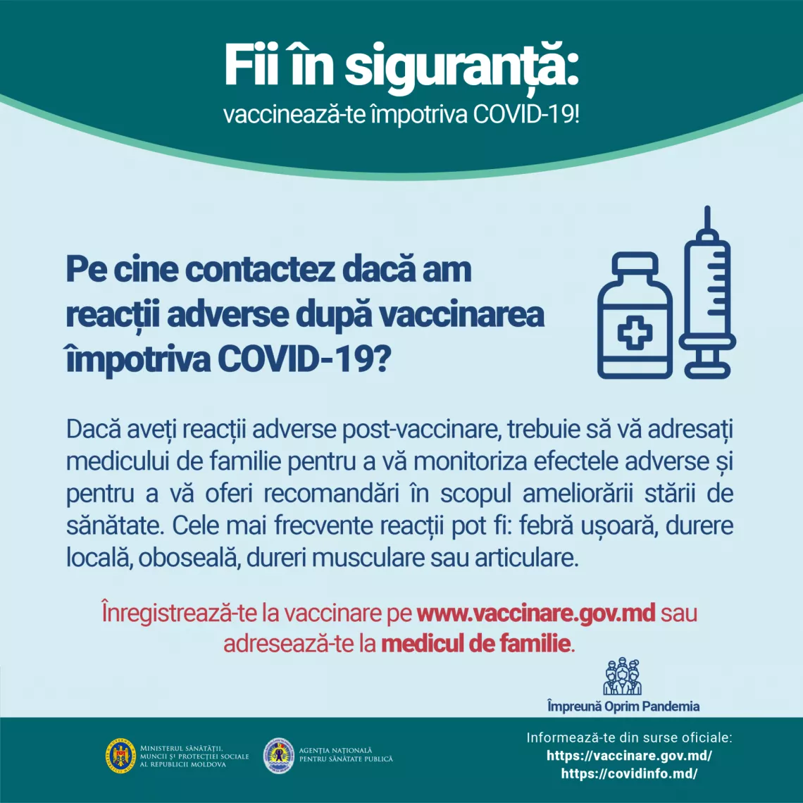 Reacții adverse vaccinare