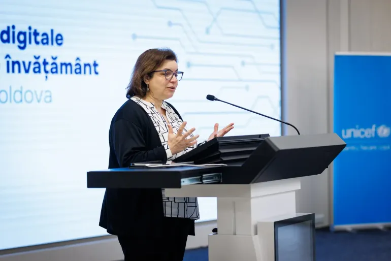 Maha Damaj, UNICEF Representative in the Republic of Moldova