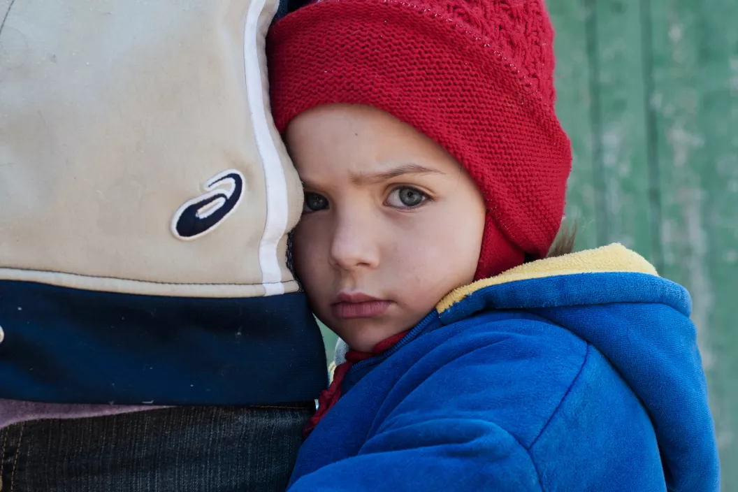 Boy in red hat Moldova