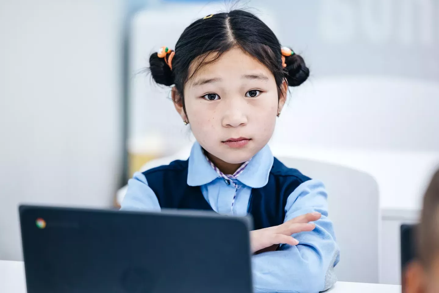 Female student in Khankh, Khuvsgul