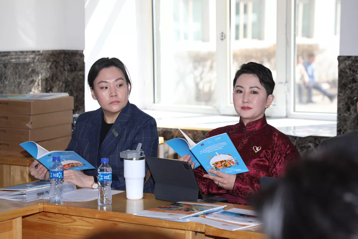 Ministry of Foreign Affairs and UNICEF Mongolia Joint Mission to Bayankhongor province