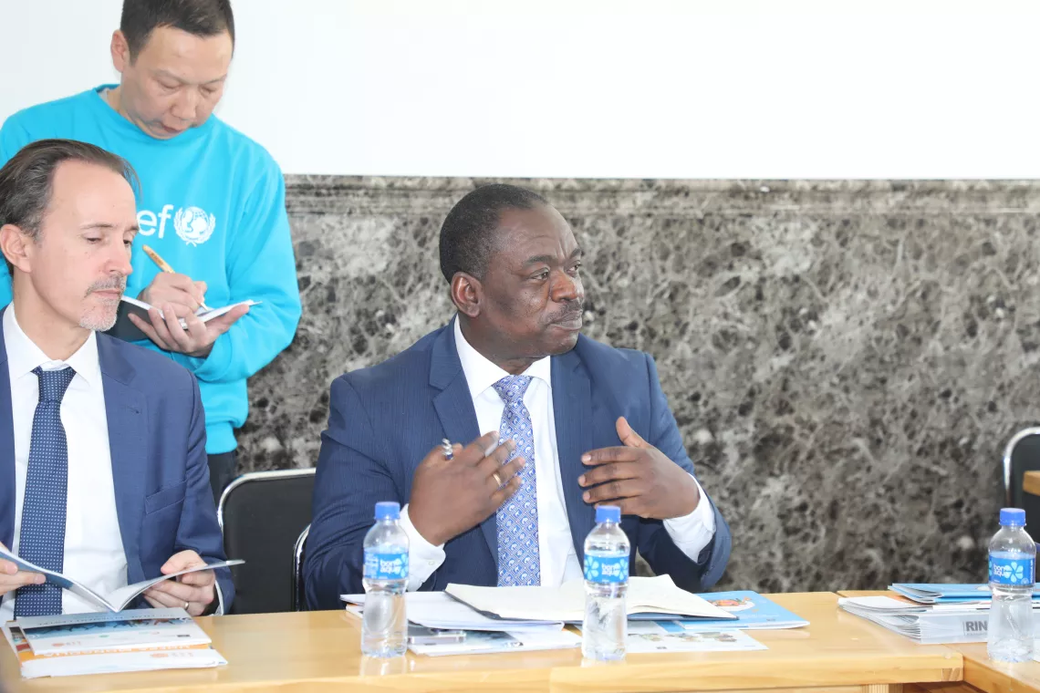 UNICEF Representative to Mongolia Evariste Kouassi-Komlan