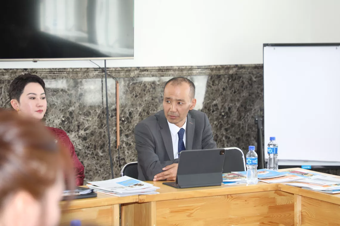 The Governor of Bayankhongor Mr. D. Munkhsaikhan