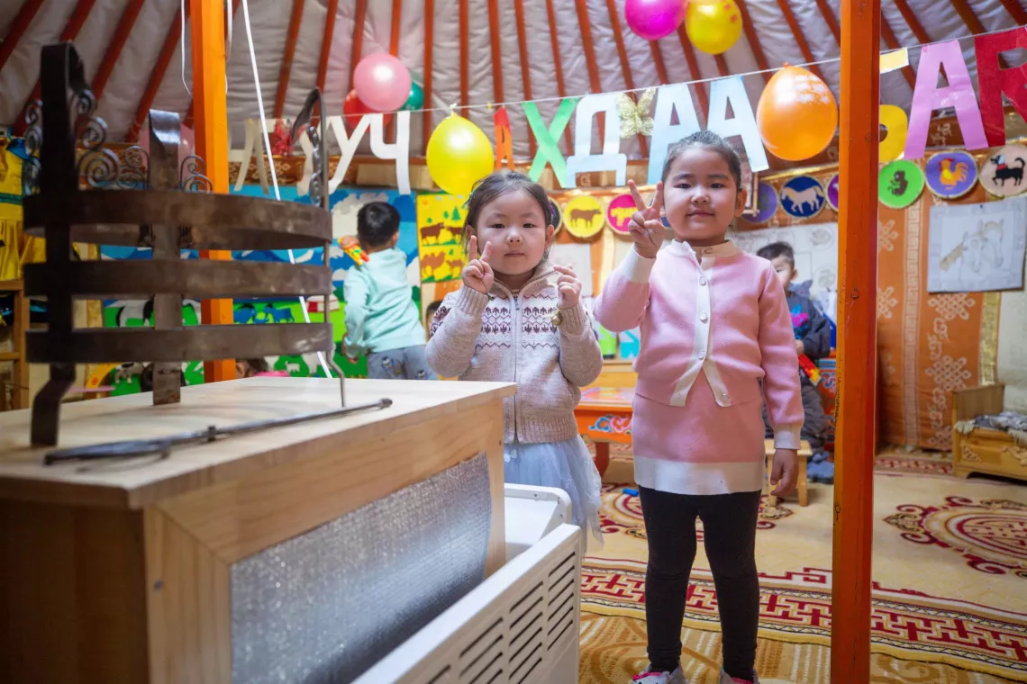 mongolia children
