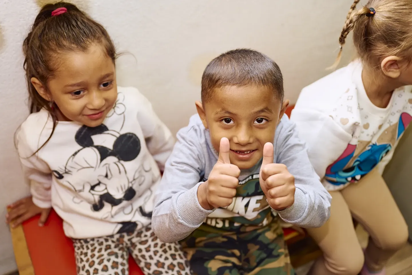 Children in the kindergarten