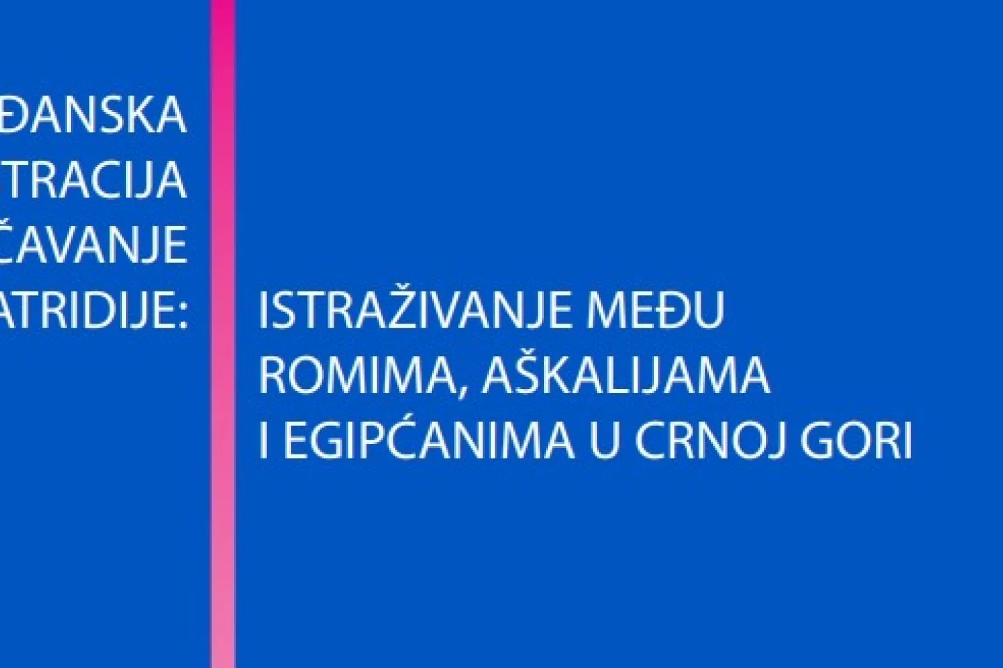 Građanska registracija i sprečavanje apatridije: naslovna