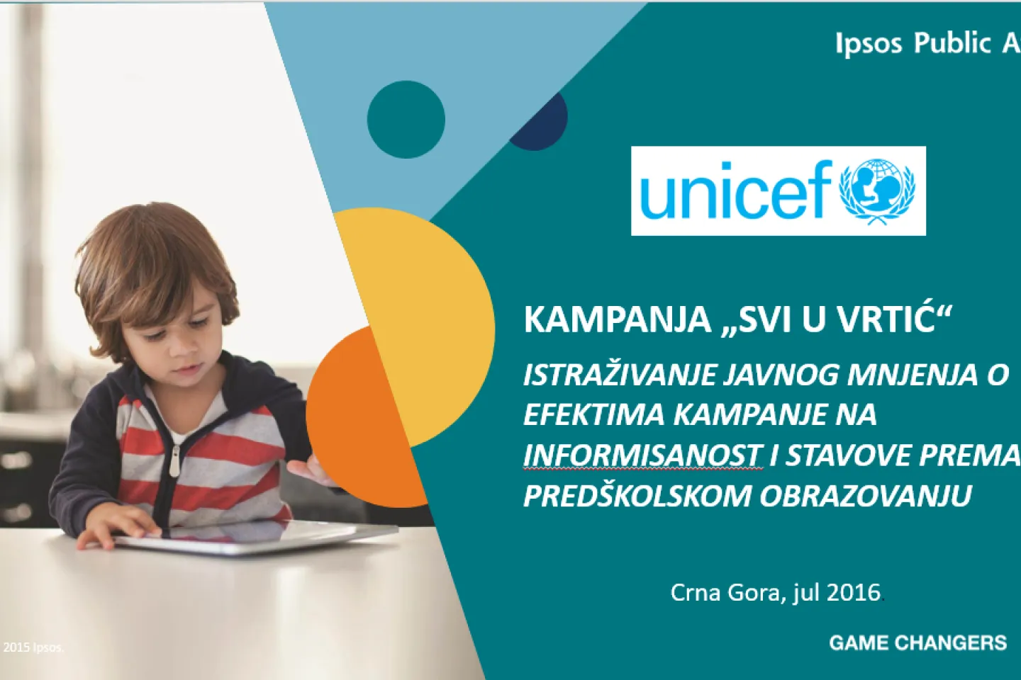 Istraživanje o znanju, stavovima i pona&scaron;anju roditelja djece od 3 do 6 godina 
