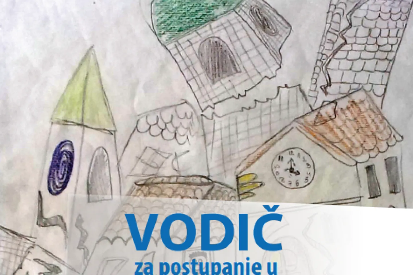 crtež grada na nasovnici Vodiča za postupanje u vanrednim situacijama