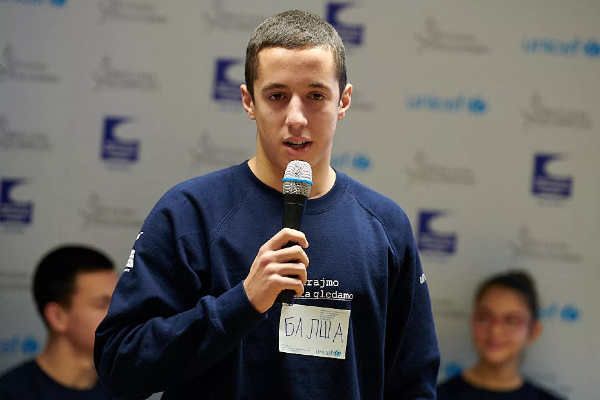Bal&scaron;a Božović, 18, ,ladi reporter - volonter UNICEf-a