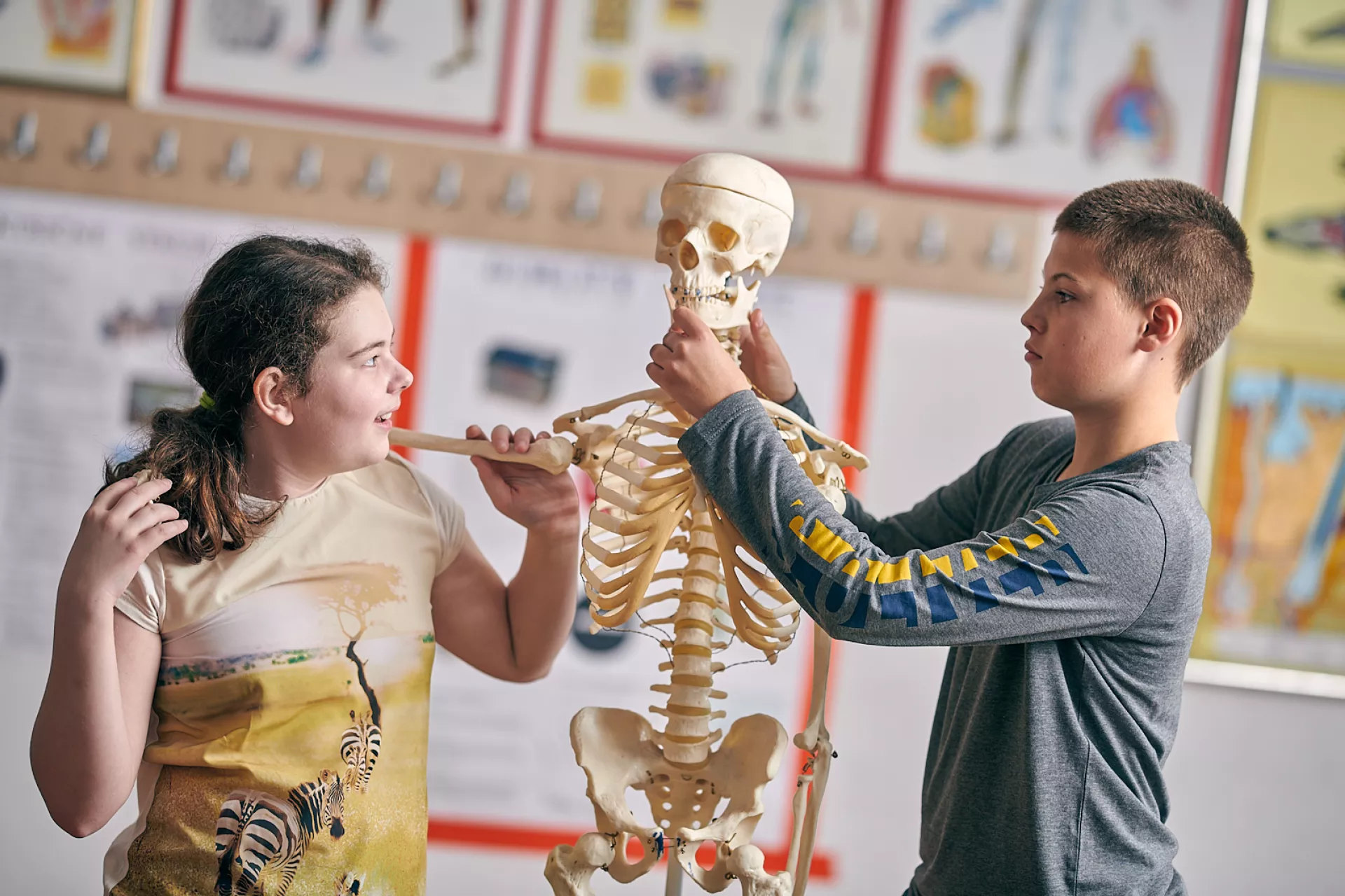 Children in the school