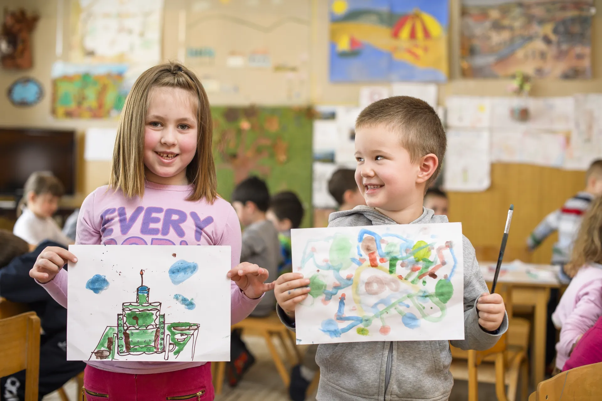 Choldren in the preschool
