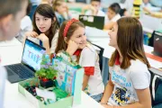 Tinkering with Tech event with children