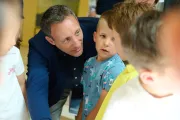 Kids at school smiling