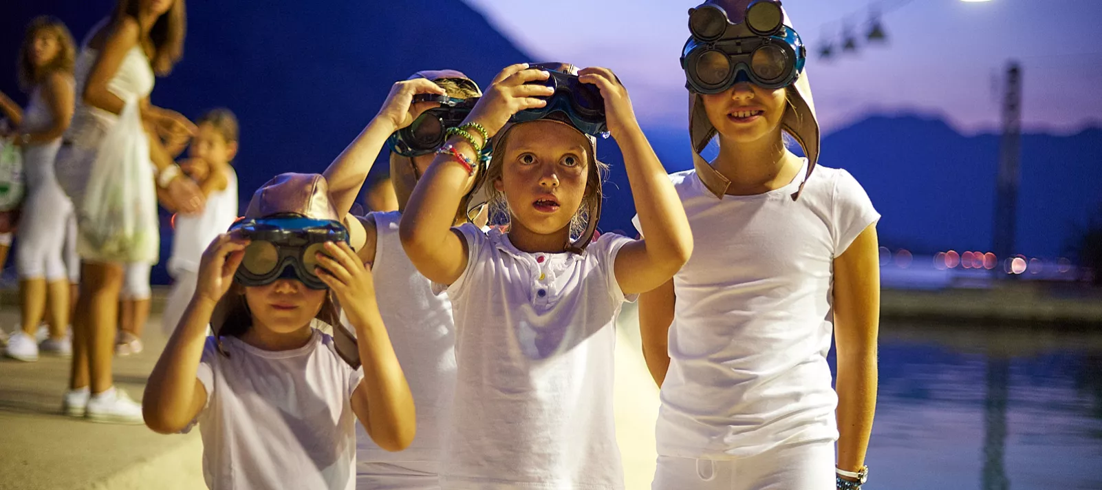 Children with hats