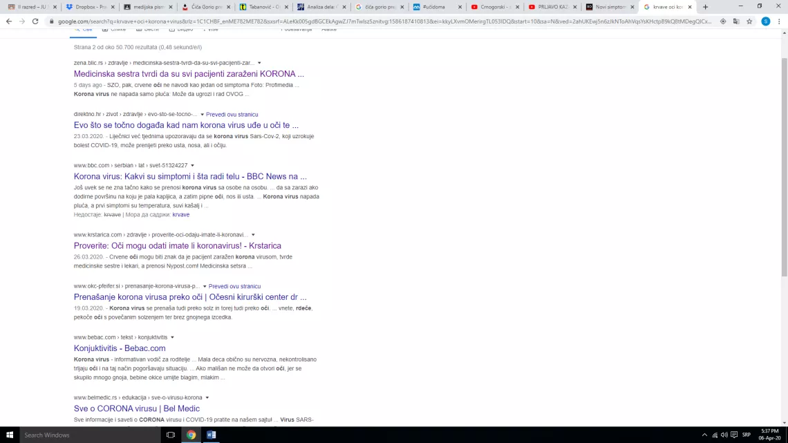 Slika google pretrazivaca