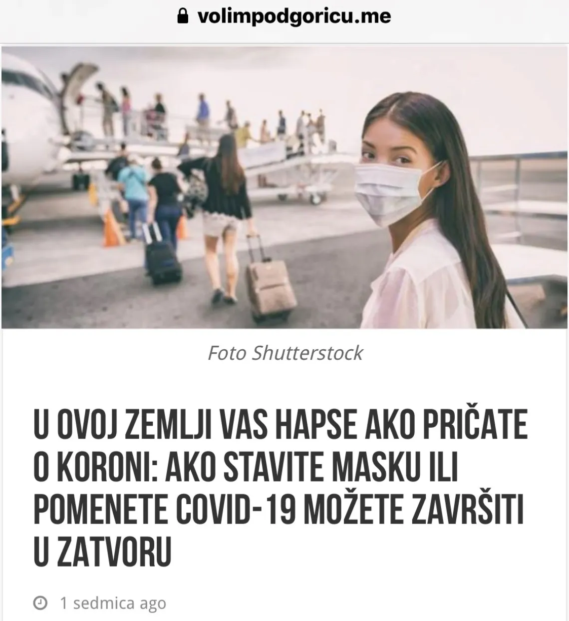Naslov iz novina