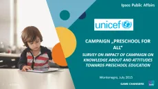 Preschool for All campaign survey from 2015