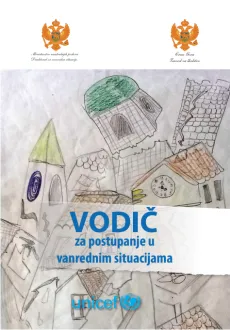 crtež grada na nasovnici Vodiča za postupanje u vanrednim situacijama