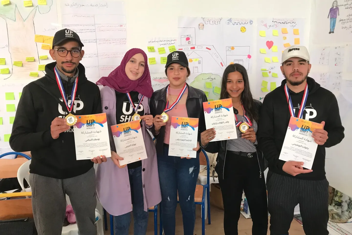 les jeunes du UPSHIFT 