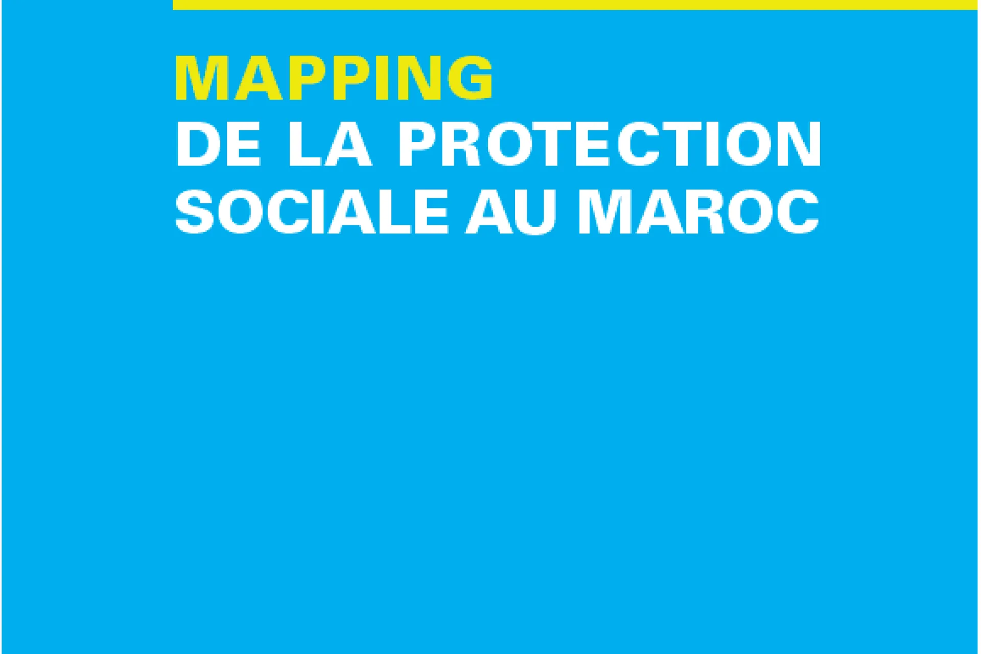 Mapping de la protection sociale au Maroc