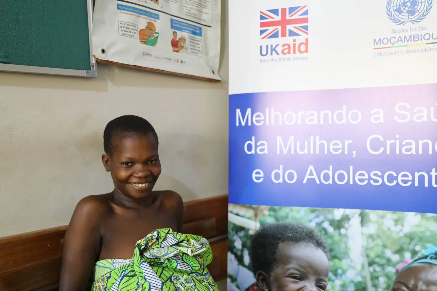 Governo do Reino Unido tem ajudado muitas m&atilde;es em Mo&ccedil;ambique a terem partos seguros.