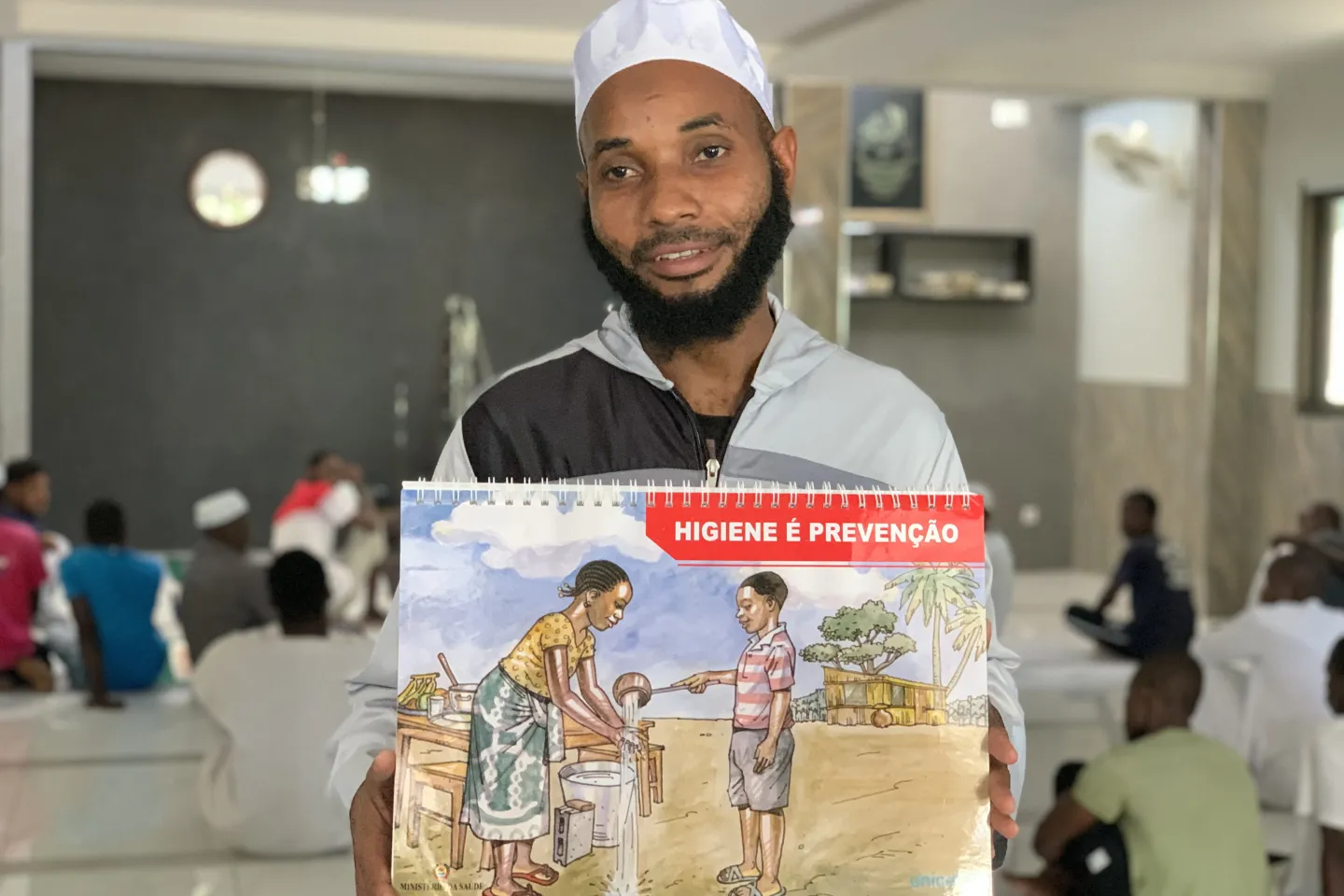 Com apoio do UNICEF, a Plataforma Inter-Religiosa de Comunica&ccedil;&atilde;o para a Sa&uacute;de impulsiona ac&ccedil;&otilde;es de preven&ccedil;&atilde;o da c&oacute;lera na Prov&iacute;ncia de Sofala.