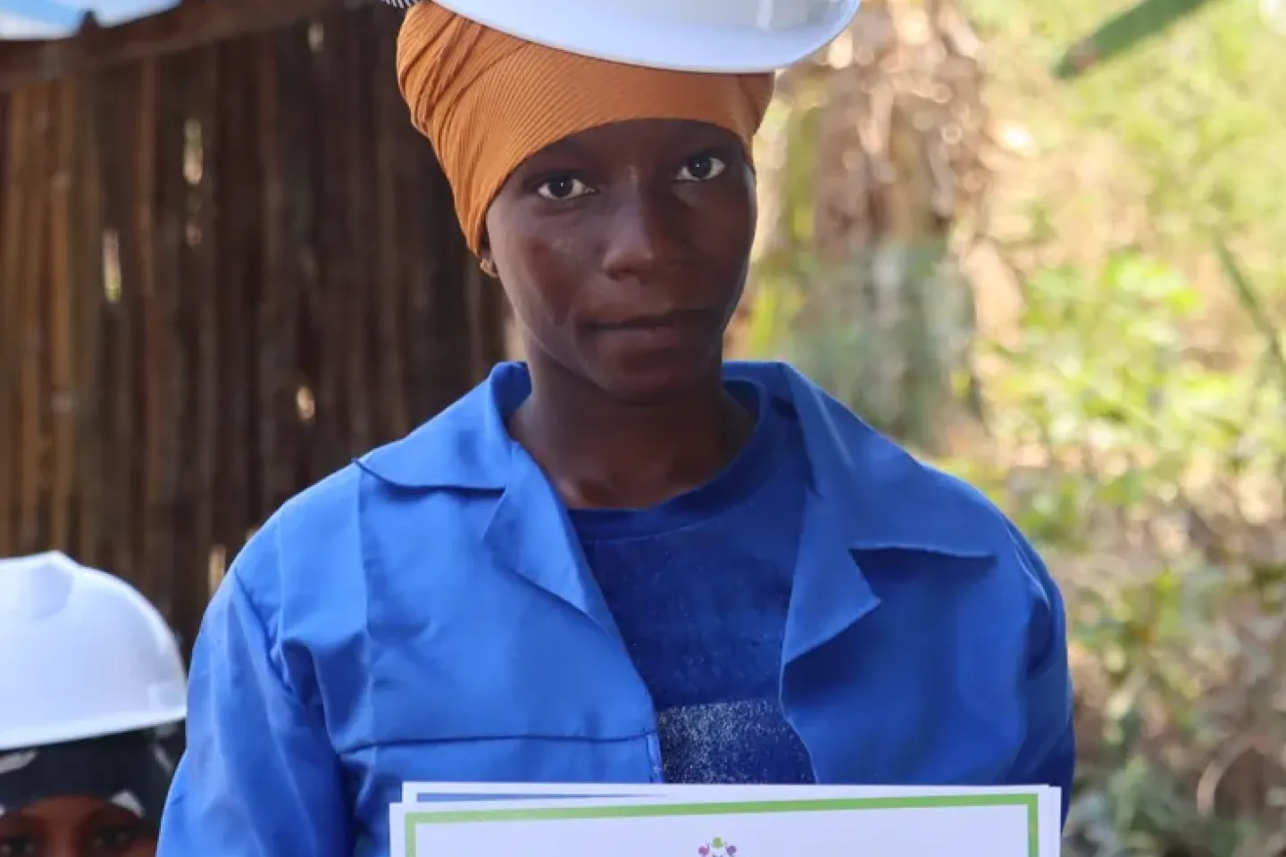 Back in school and building her future: Zainabo learns a trade in Palma
