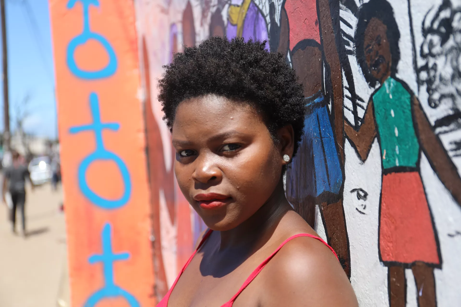 Ana Massango, de 24 anos de idade, uma activista na Associa&ccedil;&atilde;o Sociocultural Horizonte Azul (ASCHA), em Maputo.