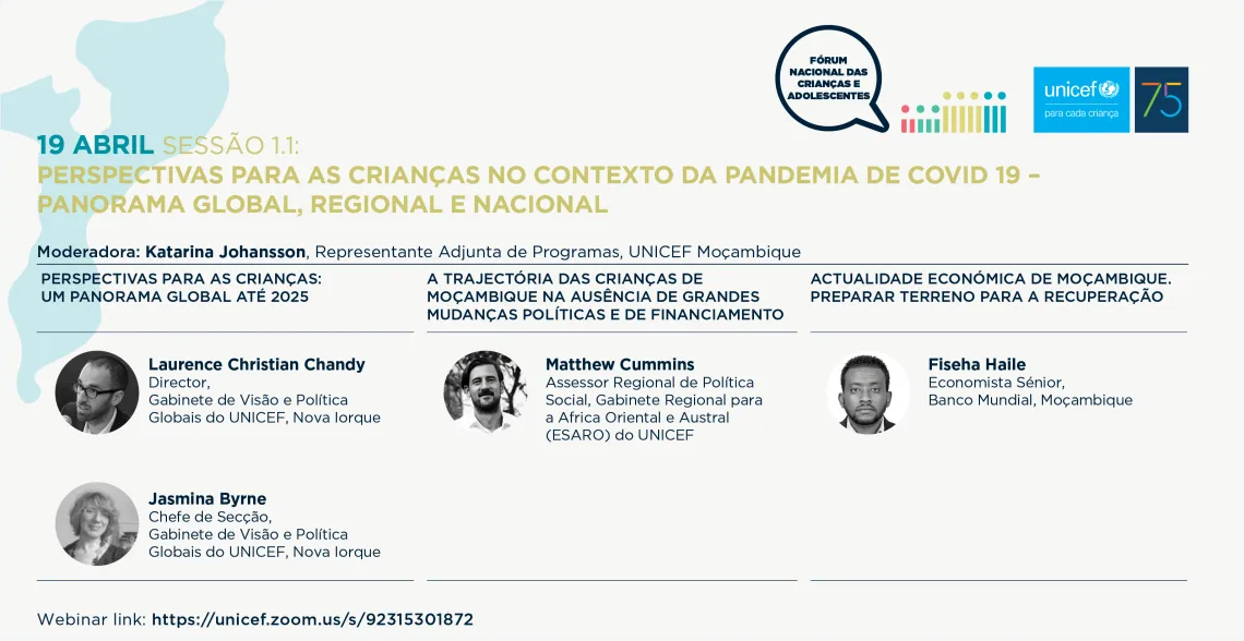 F&oacute;rum Nacional da Crian&ccedil;a - Perspectivas para o futuro num contexto desafiante