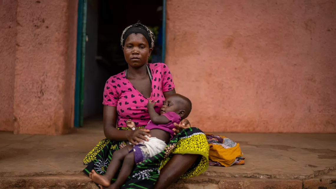 "When the storm came, I was very scared, I was very afraid. This was the first time I saw a storm like this. The rain and the strong winds destroyed my house while I was sleeping, I lost everything, it's just me and my son and the clothes we are wearing. I lost everything" - Dorca Genito, 24 years old, mother of 1, in the community of Pires, Zambezia province.