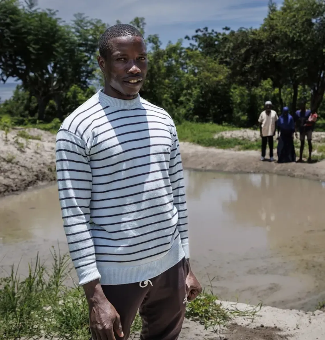 Fiquiri Omar, 28, President of the Mihiriri Water Committee.
